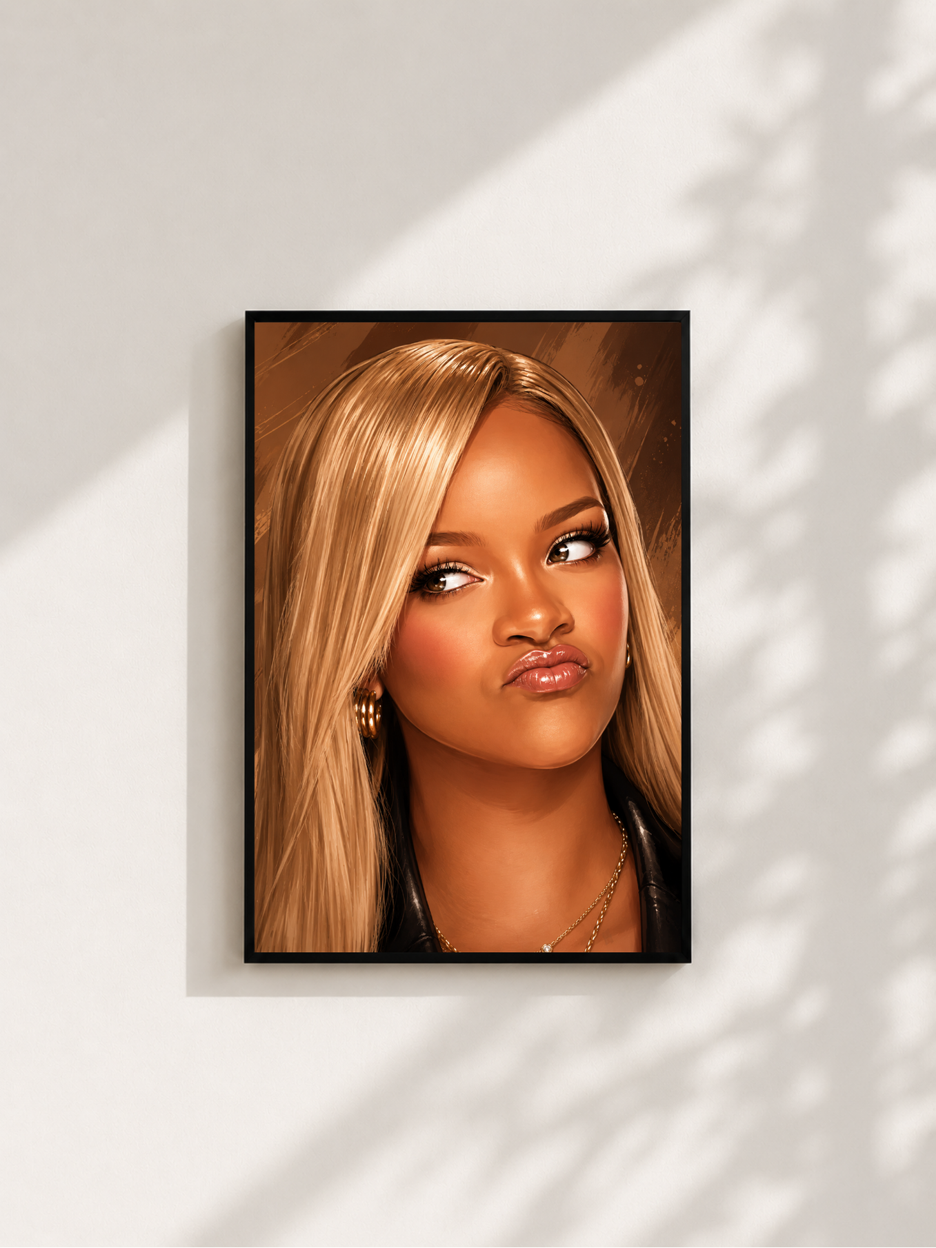 Wandbild - Rihanna Illustration