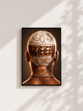 Wandbild - Chris Brown Breezy Illustration