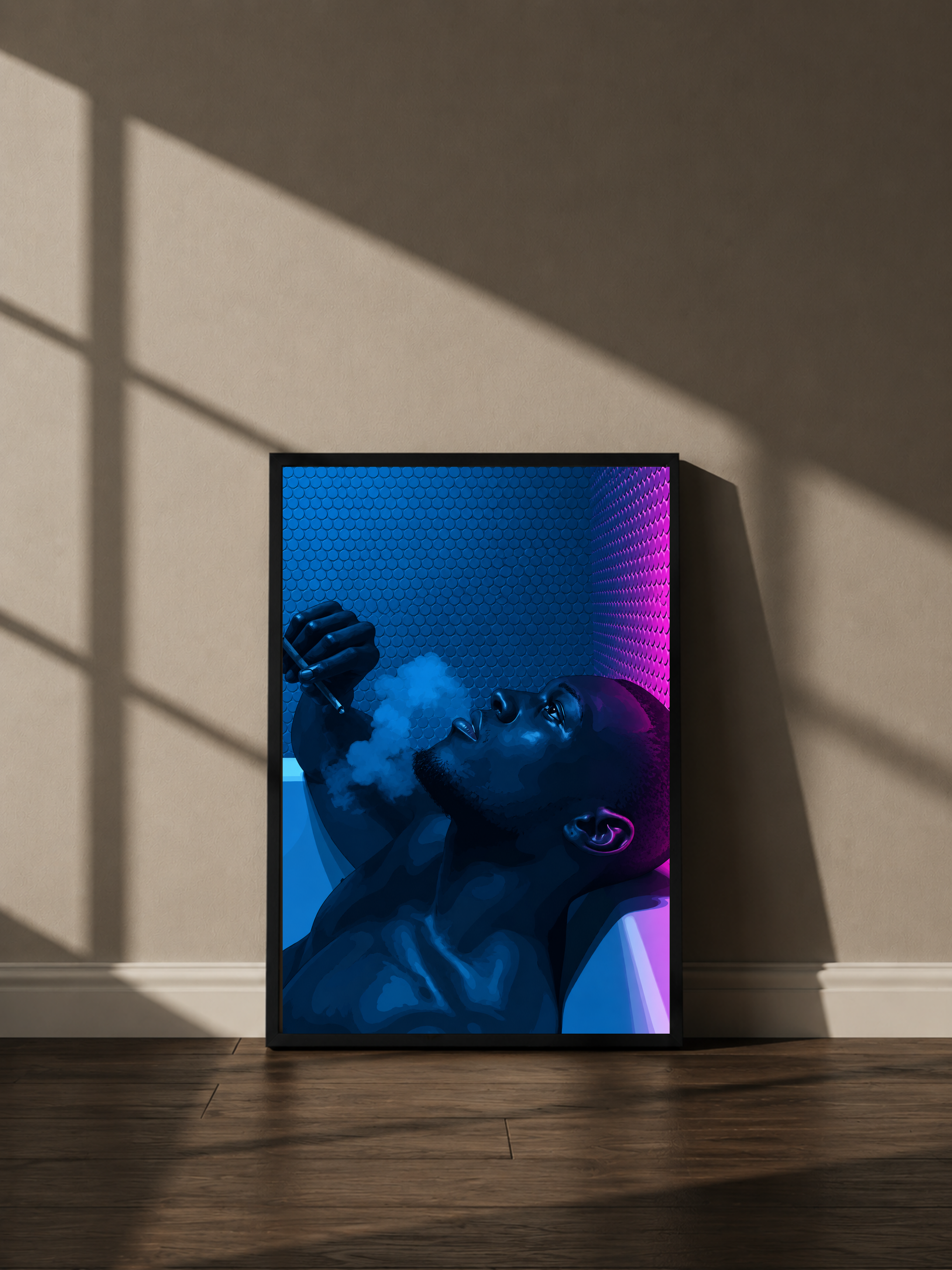 Wandbild - Portrait Man