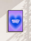 Wandbild - Aquarius Energy Sternzeichen Poster Wall Art Zodiac astrology Girl Frauen Wanddekoration Horoskop mystical Decor Aesthetic __etsy:8146655337