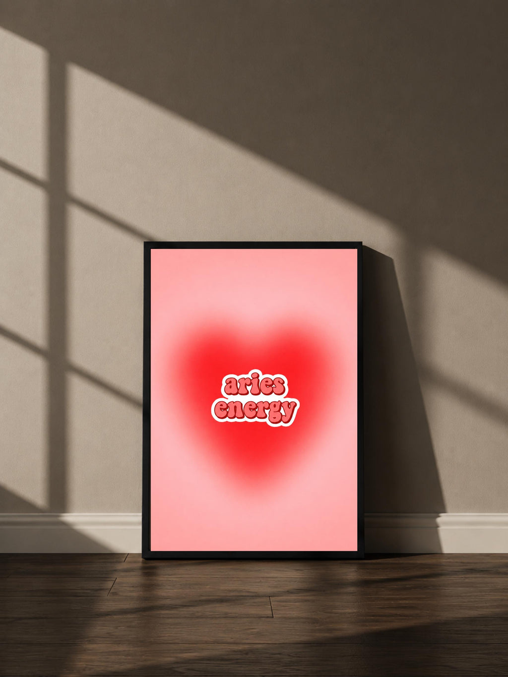 Wandbild - Aries Energy Sternzeichen Poster Wall Art Zodiac astrology Girl Frauen Wanddekoration Horoskop mystical Decor Aesthetic __etsy:8098778726