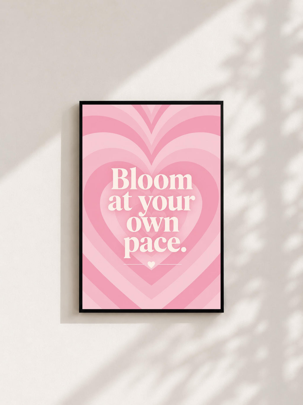 Wandbild - Bloom Poster Typografie Wall Art Inspirational Statement Coquette Frauen Aesthetic Girly Motivationsbilder Wanddeko Affirmation __etsy:8107719620