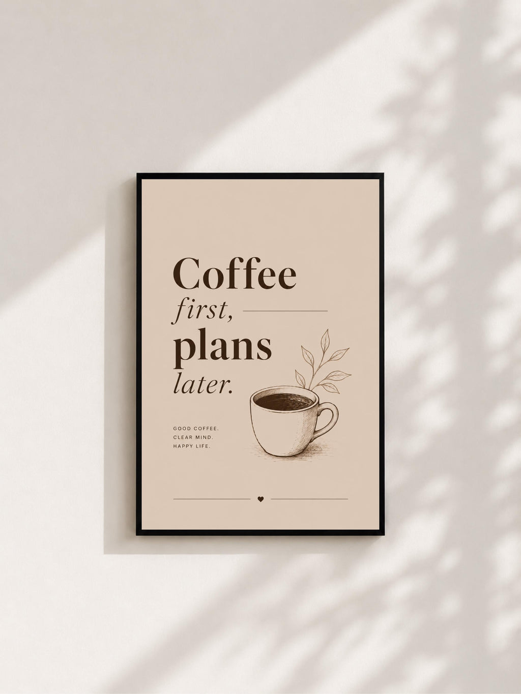 Wandbild - Coffee Poster Wall Art Küche Kaffee Guide Print Minimalistisch Illustration Cafe Deko Wanddeko Urban Dekoration __etsy:8108784122