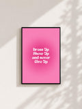 Wandbild - Dress Up Poster Typografie Wall Art Inspirational Statement Coquette Frauen Aesthetic Girly Motivationsbilder Wanddekoration __etsy:8107667740