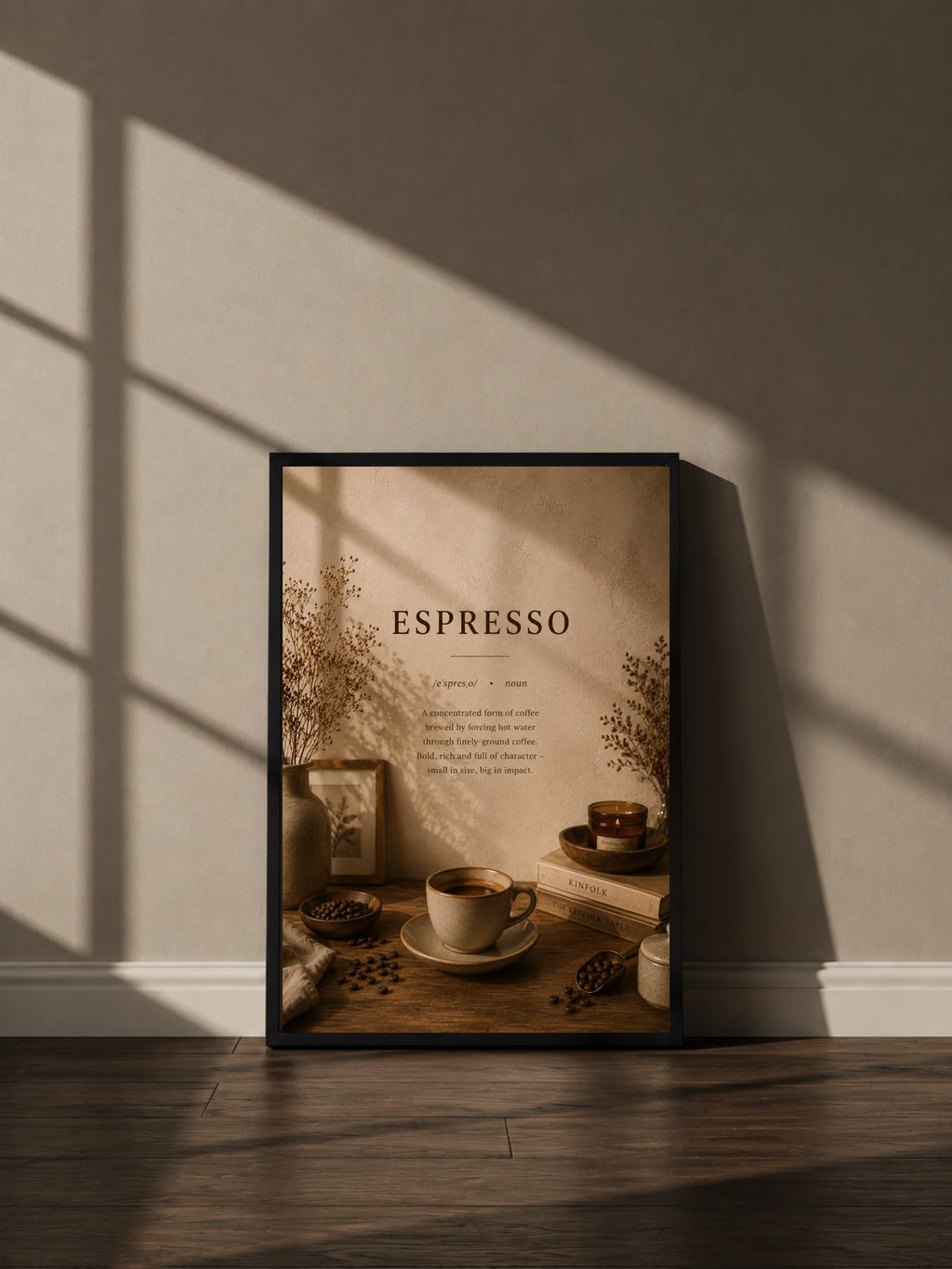 Wandbild - Espresso Coffee Poster Wall Art Küche Kaffee Guide Print Minimalistisch Illustration Cafe Deko Wanddeko Urban Dekoration __etsy:8108043110
