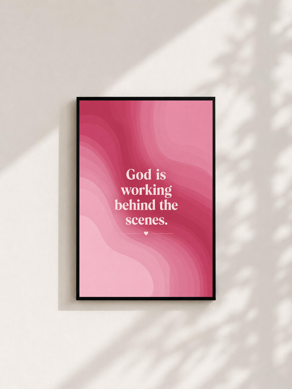 Wandbild - God Quote Poster Typografie Wall Art Inspirational Statement Coquette Frauen Aesthetic Girly Motivationsbilder Wanddekoration __etsy:8107673490