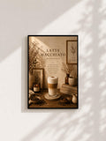 Wandbild - Latte Macchiato Coffee Poster Wall Art Küche Kaffee Guide Print Minimalistisch Illustration Cafe Deko Wanddeko Urban Dekoration __etsy:8108050750