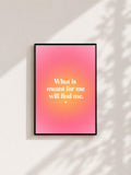Wandbild - Manifest Poster Typografie Wall Art Inspirational Statement Coquette Frauen Aesthetic Girly Motivationsbilder Wanddekoration __etsy:8107674878