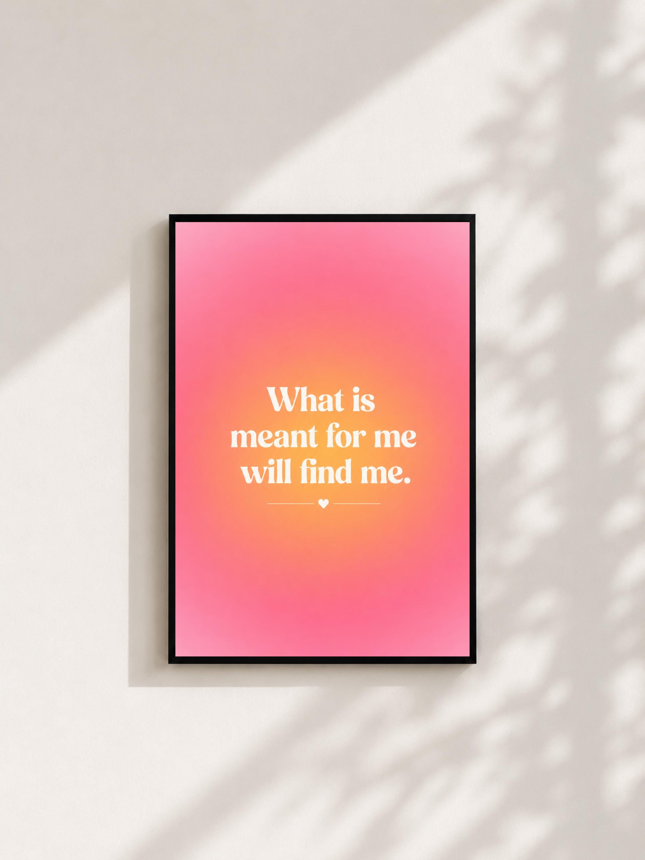 Wandbild - Manifest Poster Typografie Wall Art Inspirational Statement Coquette Frauen Aesthetic Girly Motivationsbilder Wanddekoration __etsy:8107674878