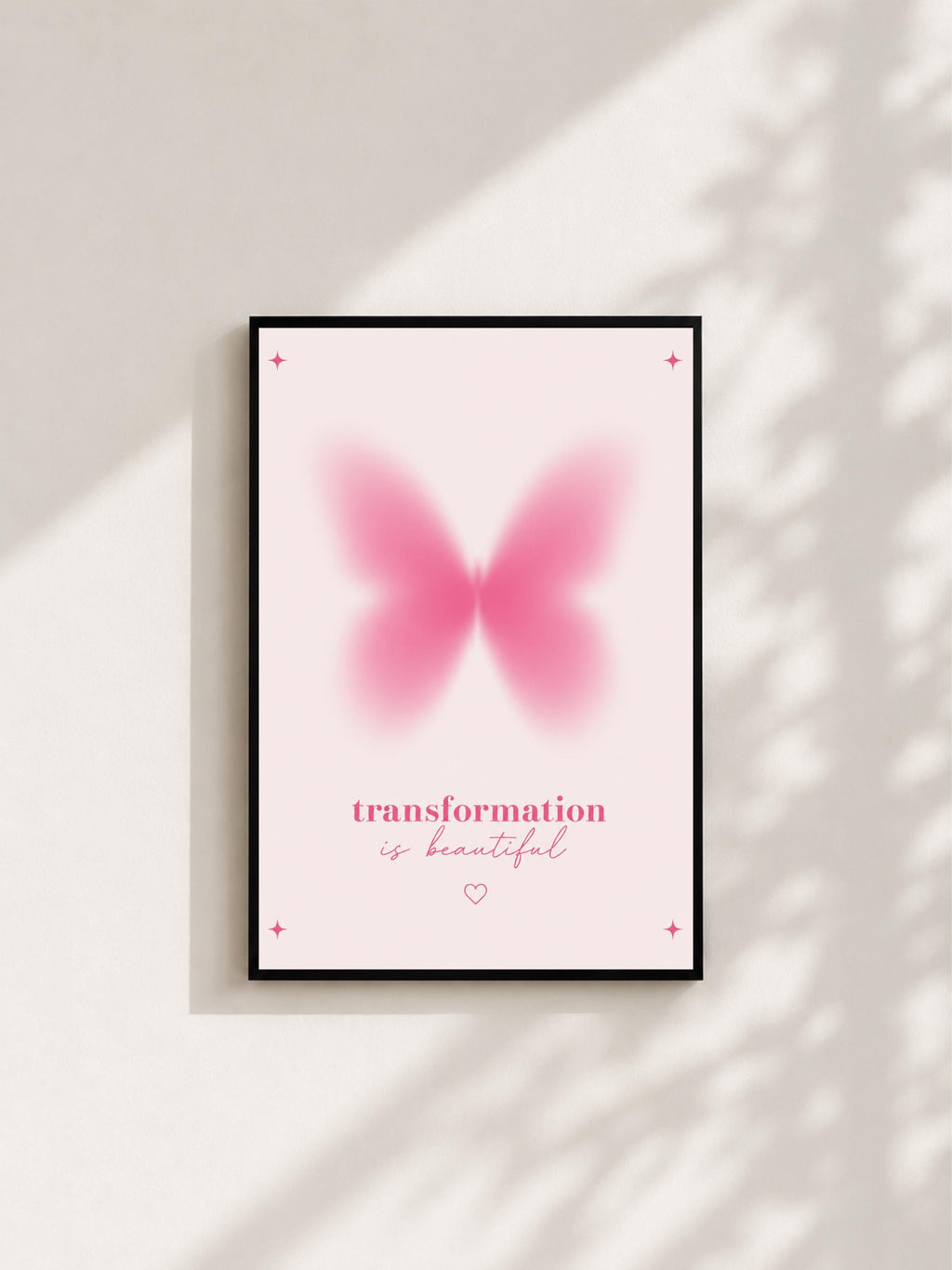 Wandbild - Transformation Minimalistisch Wanddekoration Frauen Femme Motivation Manifestation Aura Poster Wall Art Decor spiritual __etsy:8154516563
