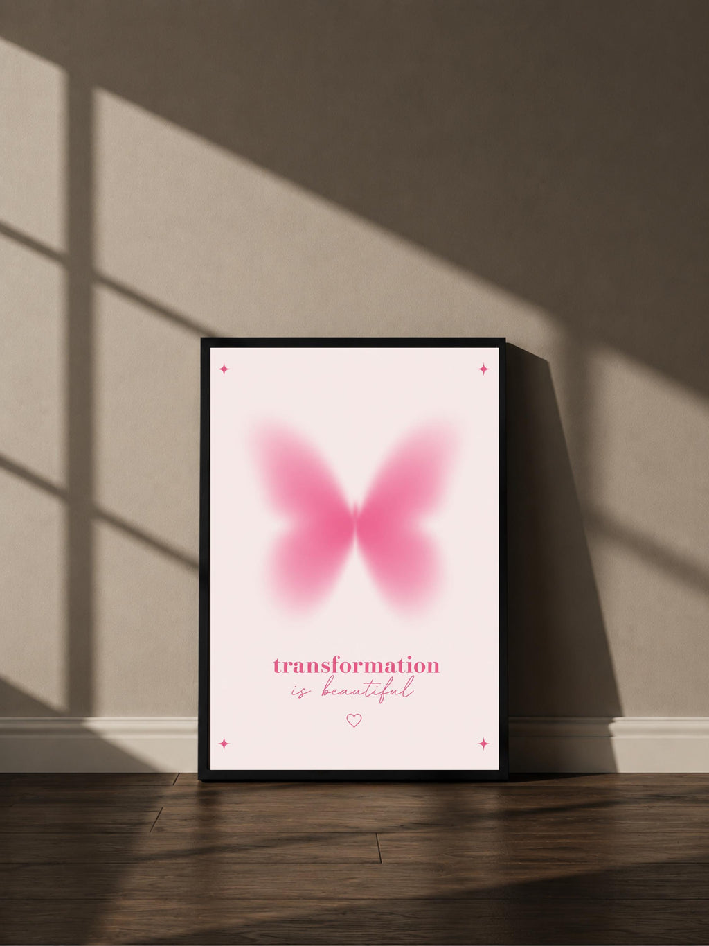 Wandbild - Transformation Minimalistisch Wanddekoration Frauen Femme Motivation Manifestation Aura Poster Wall Art Decor spiritual __etsy:8154516477