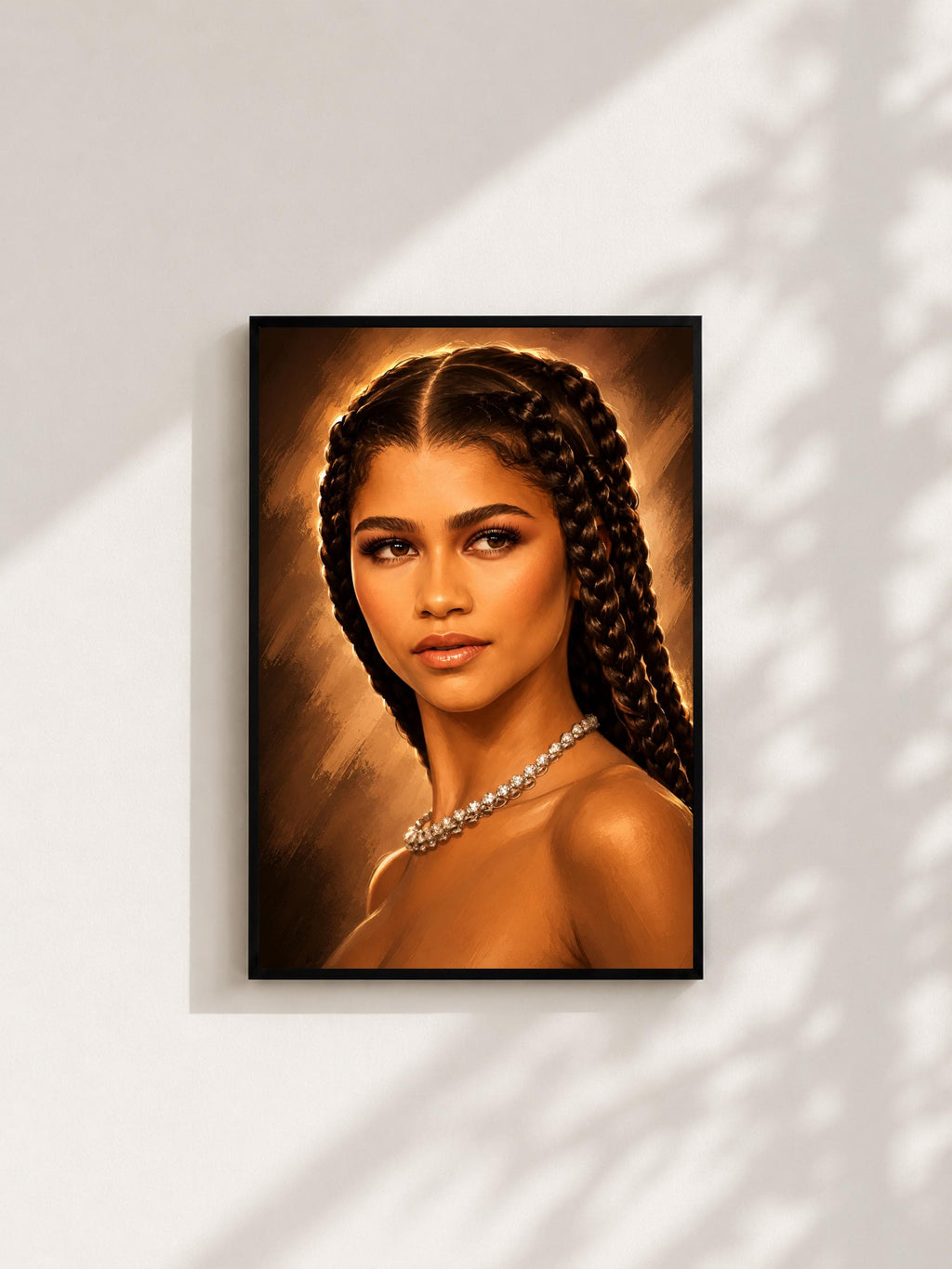 Wandbild - Zendaya Illustration Wall Art Poster Frauen Femme Weiblichkeit Wanddeko Kunst für Wohnzimmer Schlafzimmer Print Pop Art Künstler __etsy:8157445555