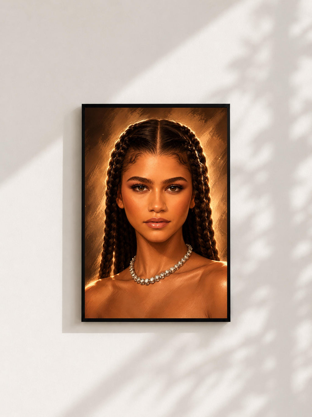 Wandbild - Zendaya Illustration Wall Art Poster Frauen Femme Weiblichkeit Wanddeko Kunst für Wohnzimmer Schlafzimmer Print Pop Art Künstler __etsy:8109543358